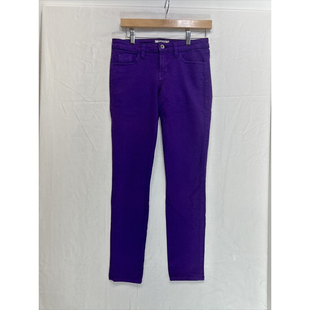 Guess Jeans Womens Size 27 Brittney Skinny Purple Medium Wash Denim Casual‎
